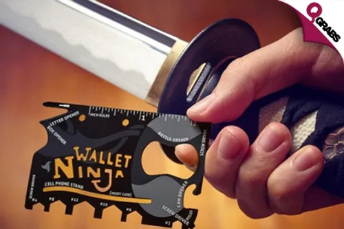 From QR39, Be an On-The-Go Master with a Wallet Ninja 18-in-1 Multi-tool! (Up to QR199 Value)